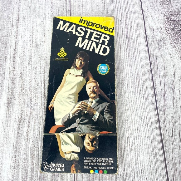 Invicta Other - Vintage 1972 Original Master Mind Game by Invicta Original Box COMPLETE Clean